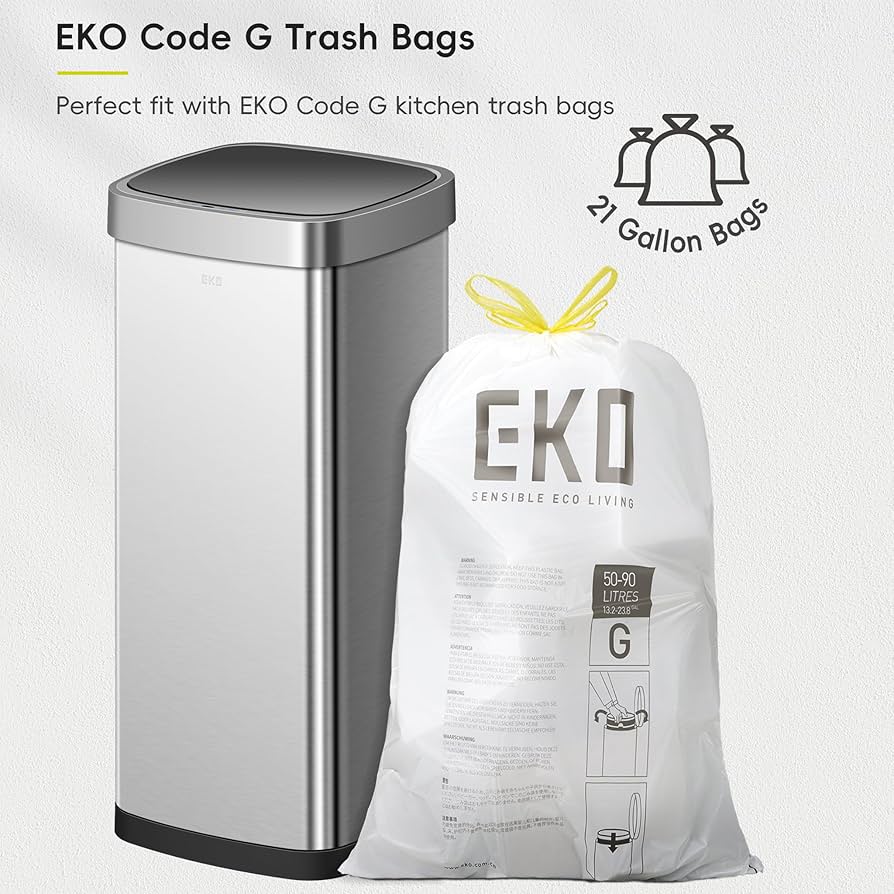 ECO モーションセンサー　ゴミ箱 Amazon｜EKO EcoSmart キッチンゴミ箱 トールサイズ 大型 80L